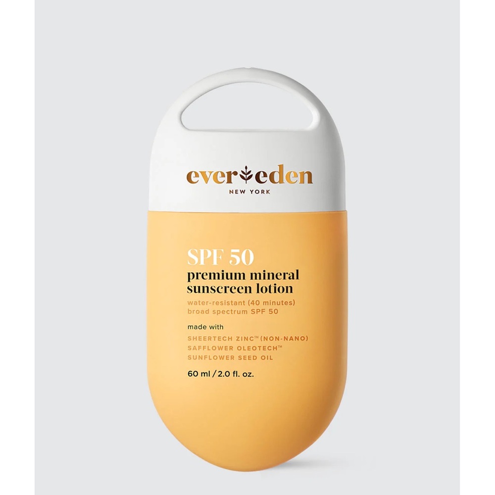 ever* eden Kids SPF 50 Premium Mineral Sunscreen
Sheer fluid + 100% mineral, NEW